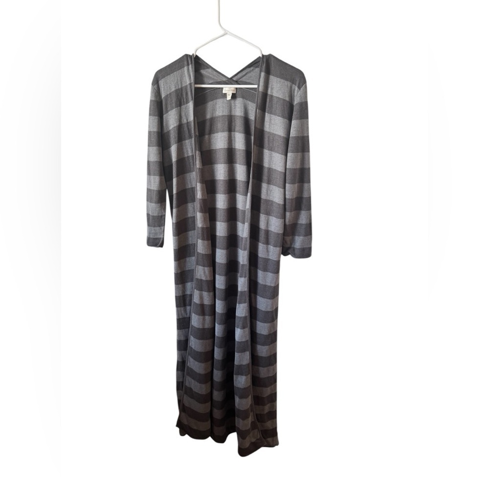Garnet Hill Linen Duster Cardigan Size S